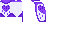 Free Purple Heart Minecraft cape texture sheet
